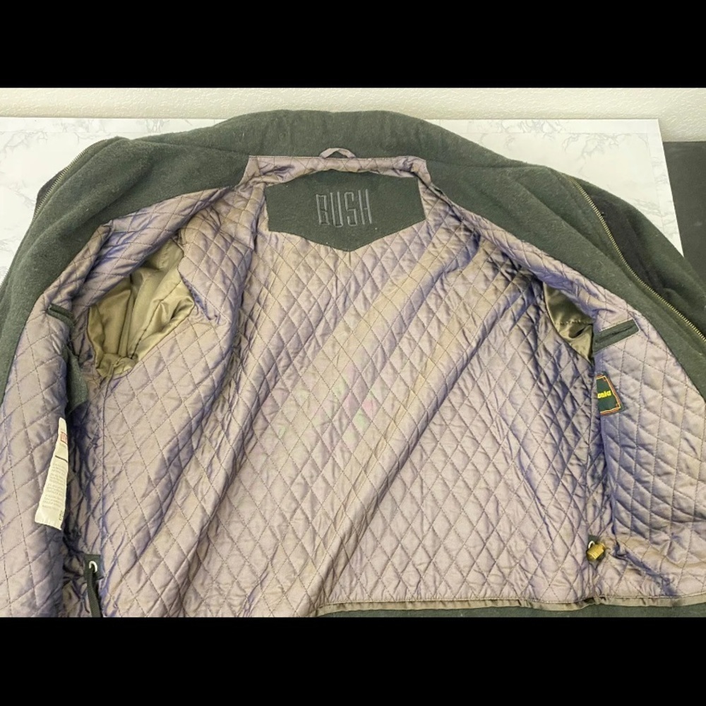 Vintage Men’s 50 Frankonia JAGD GERMAN Austria Green Wool Zip Button The… - Picture 5 of 10